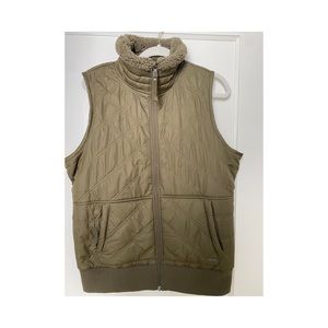 Olive Quilted Women's Vest